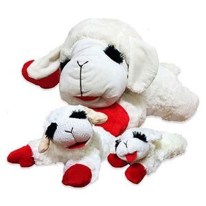 Small Plush Lambchop Dog Toy